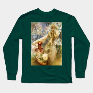 Madonna of the Lilies Long Sleeve T-Shirt